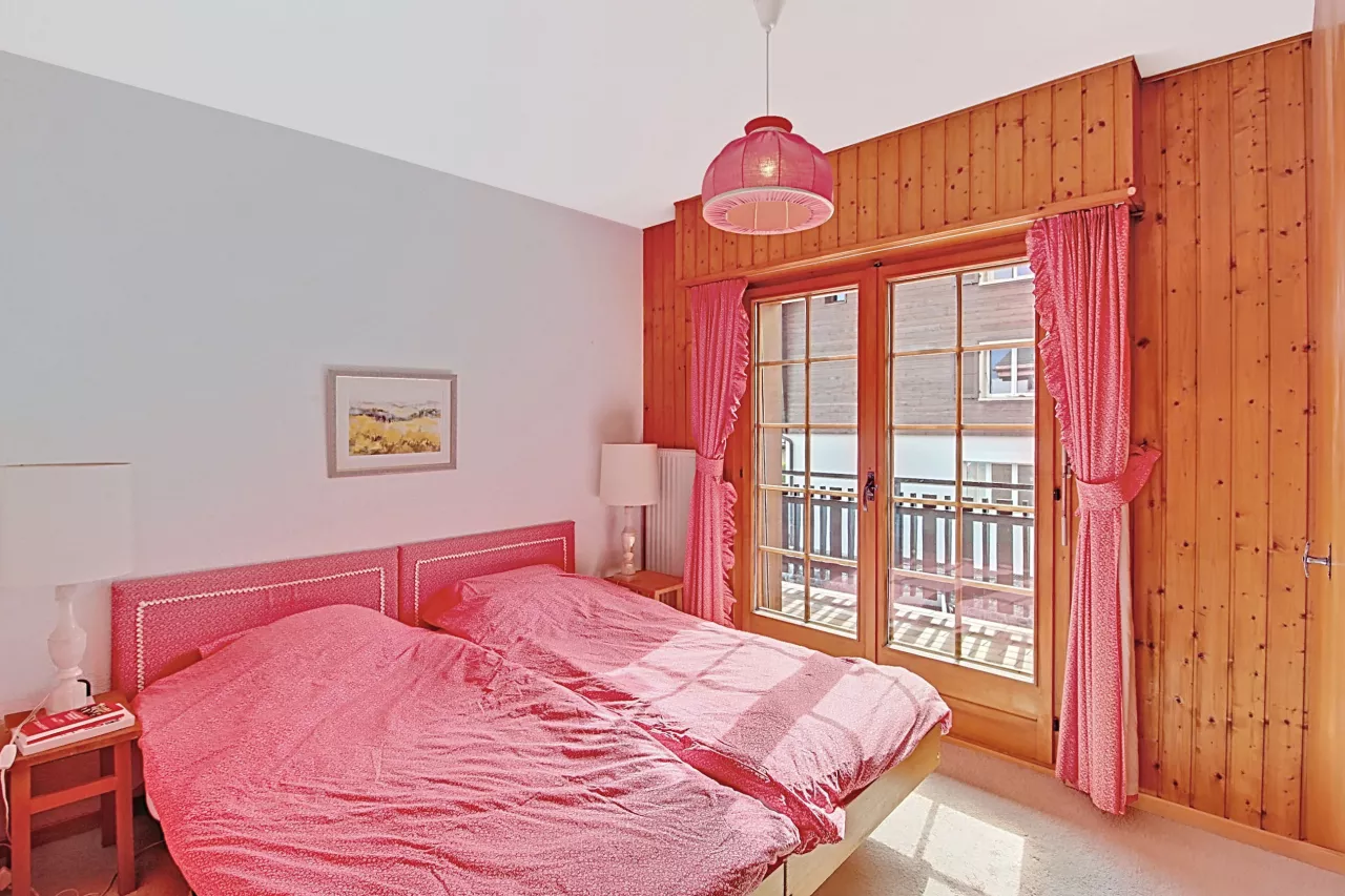 Les Marécottes - Appartement de 2.5 pièces avec grand balcon d'angle