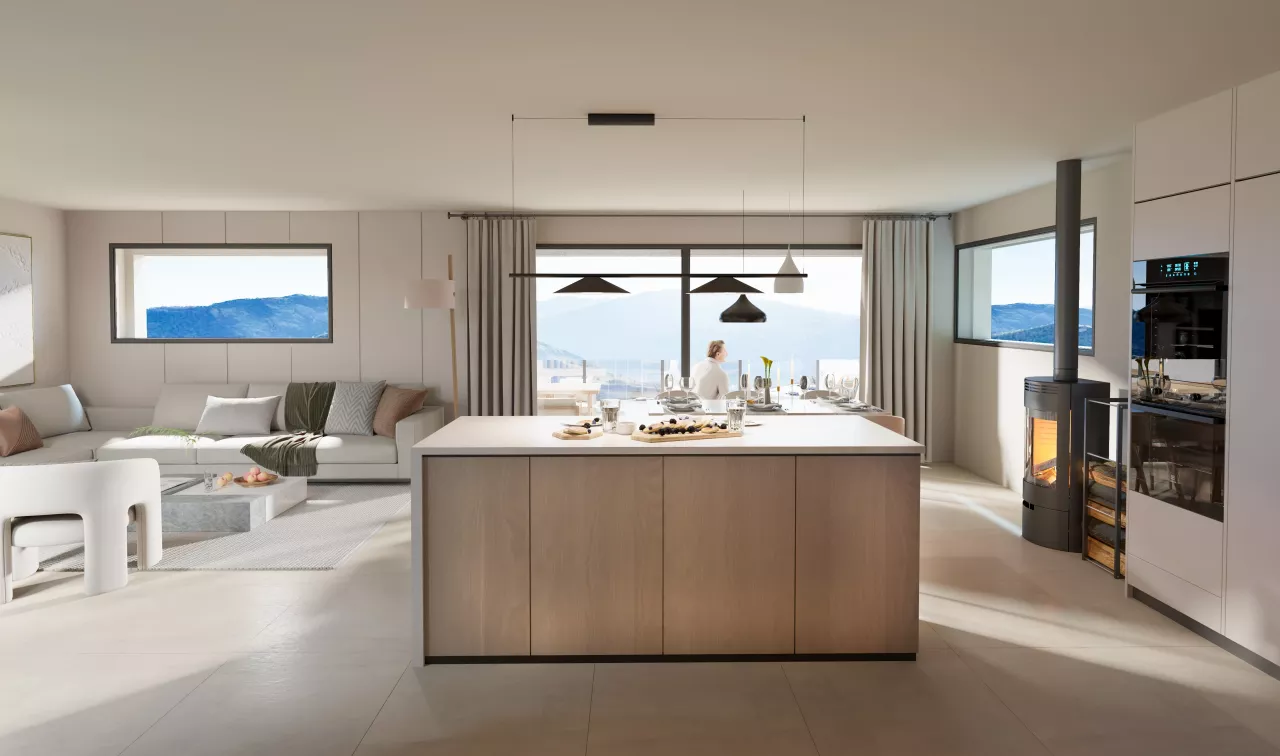 Ayent - Villa neuve de 4.5 ou 5.5 pièces avec grand balcon et jardin