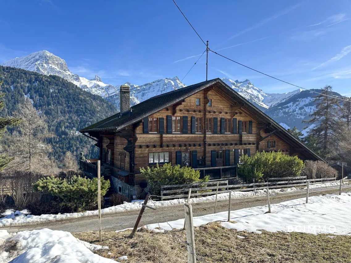 Grand chalet de 4 appartements