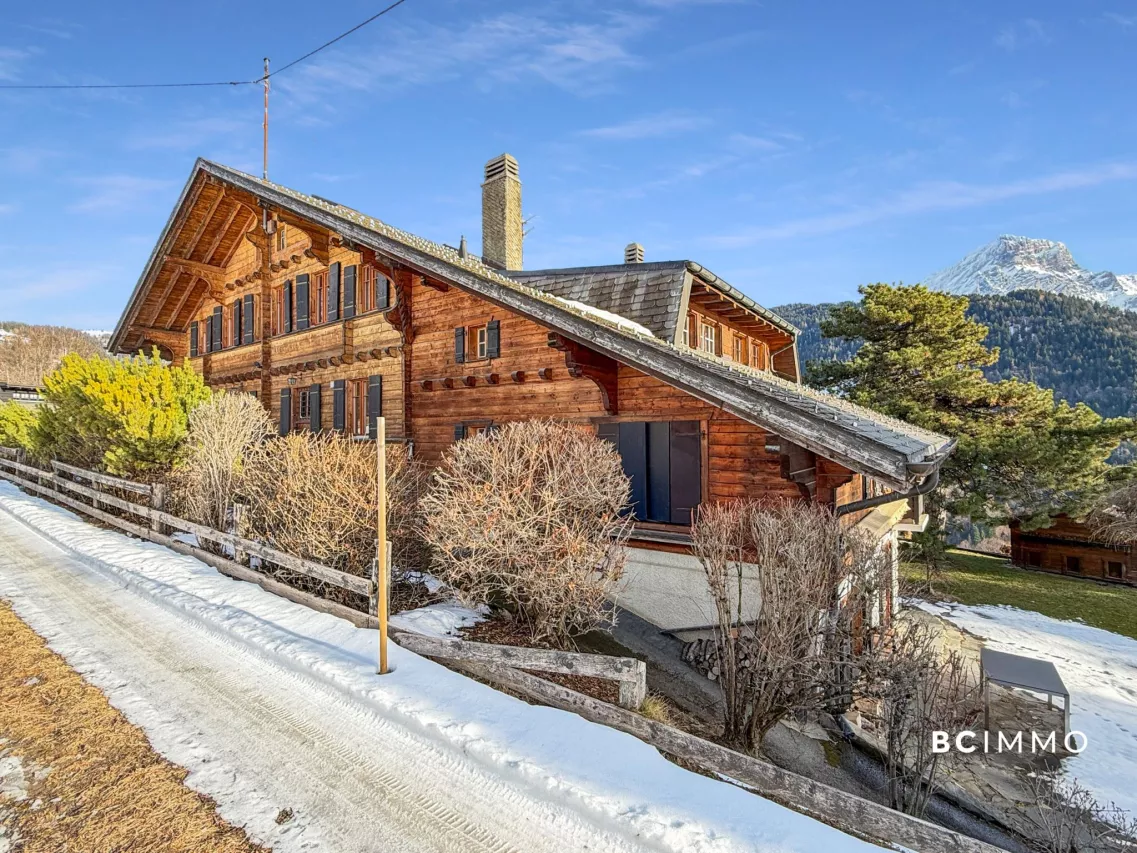 Grand chalet de 4 appartements