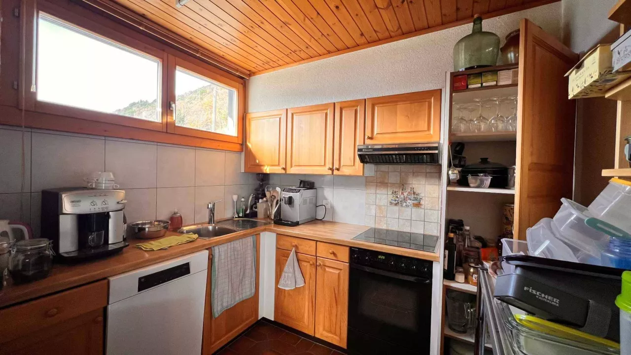 Appartement en duplex avec coin jardin à Flanthey !