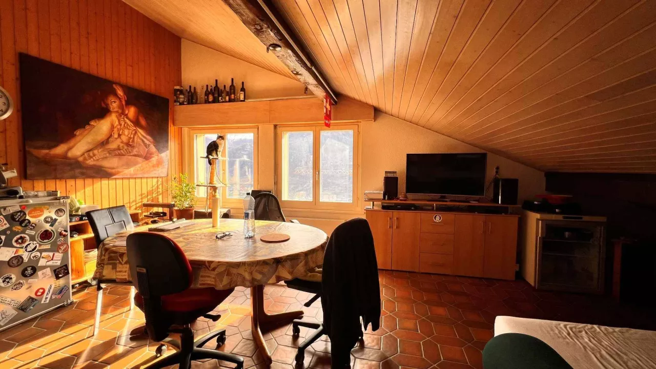 Appartement en duplex avec coin jardin à Flanthey !