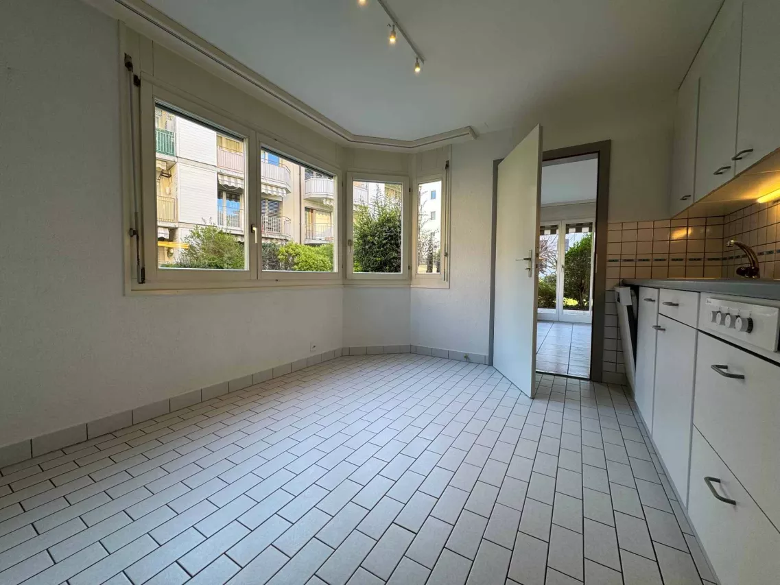 Charmant logement de 3.5 pièces au rez-de-chaussée d'environ 90m2