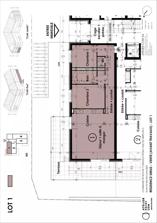 Appartement 3.5 pièces à Roche VD - Lot 1