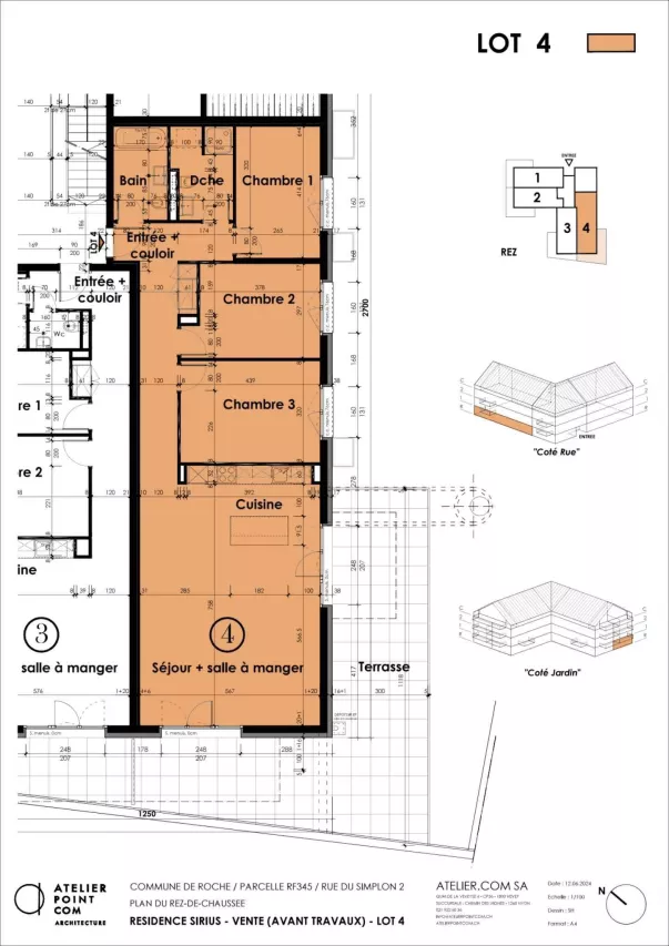 Appartement 3.5 pièces à Roche VD - Lot 4