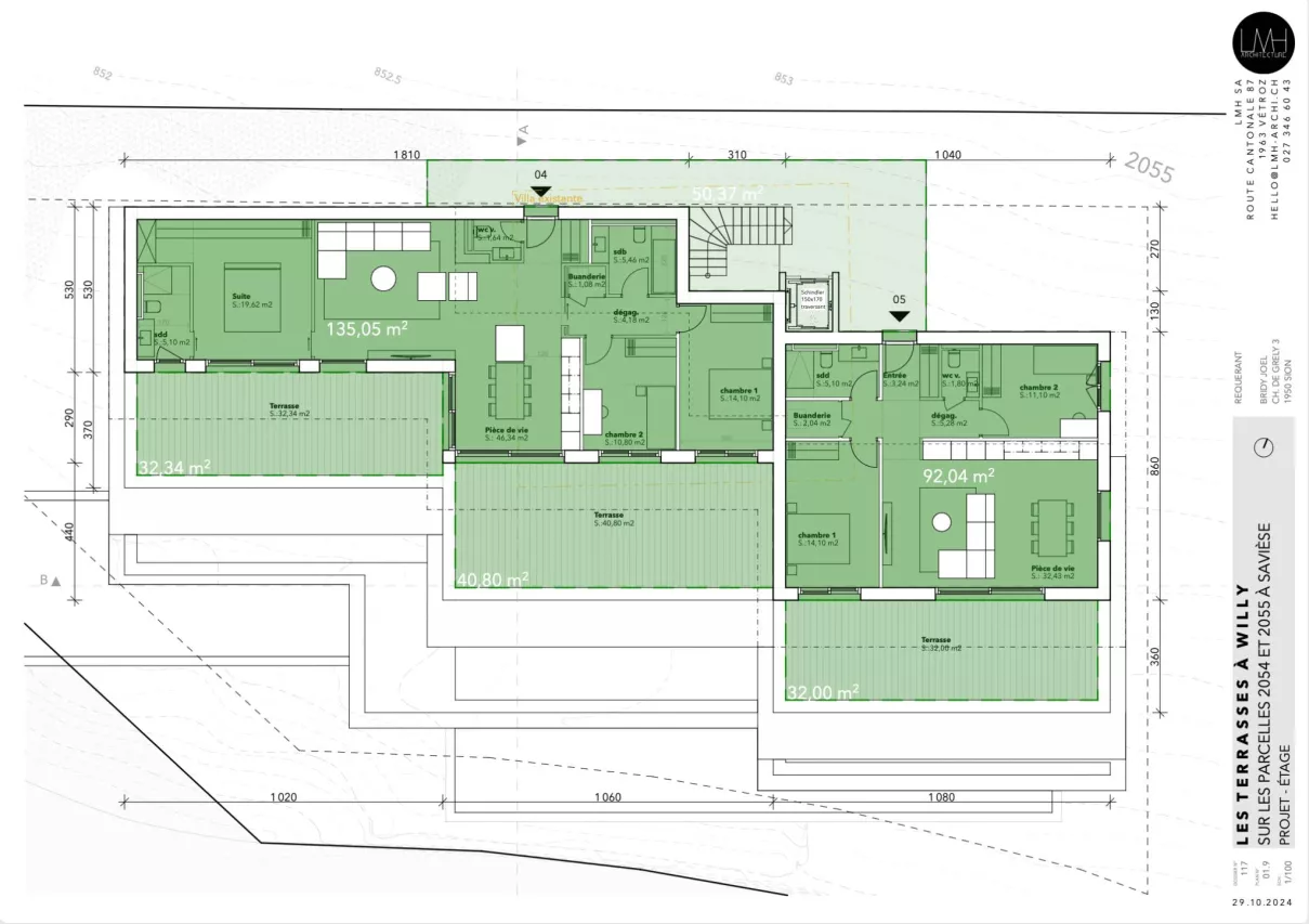 Savièse - St Germain à vendre magnifique attique