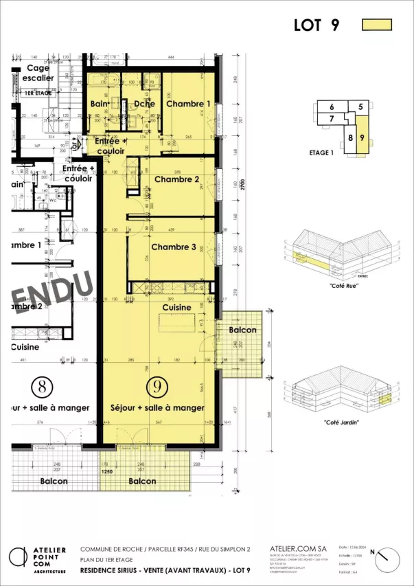 Appartement 3.5 pièces à Roche VD - Lot 9