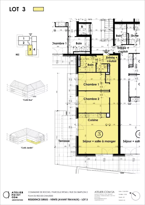 Appartement 3.5 pièces à Roche VD - Lot 3