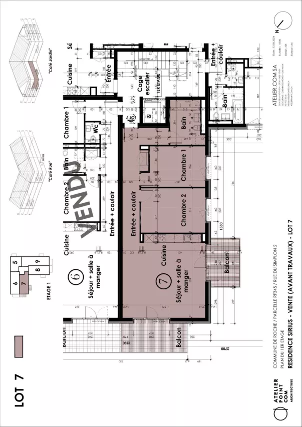 Appartement 3.5 pièces à Roche VD - Lot 7