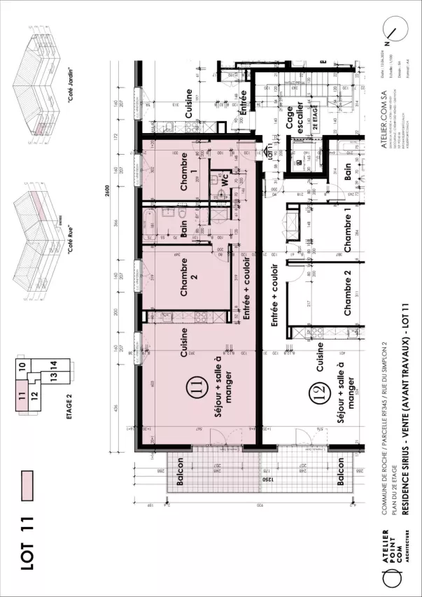 Appartement 3.5 pièces à Roche VD - Lot 11
