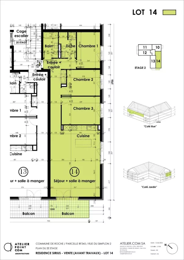 Appartement 3.5 pièces à Roche VD - Lot 14