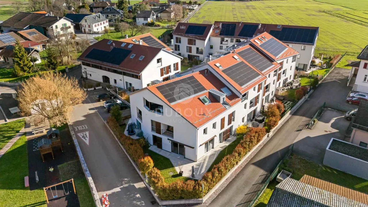 Superbe appartement de 4,5 pièces avec jardin privatif à Chessel