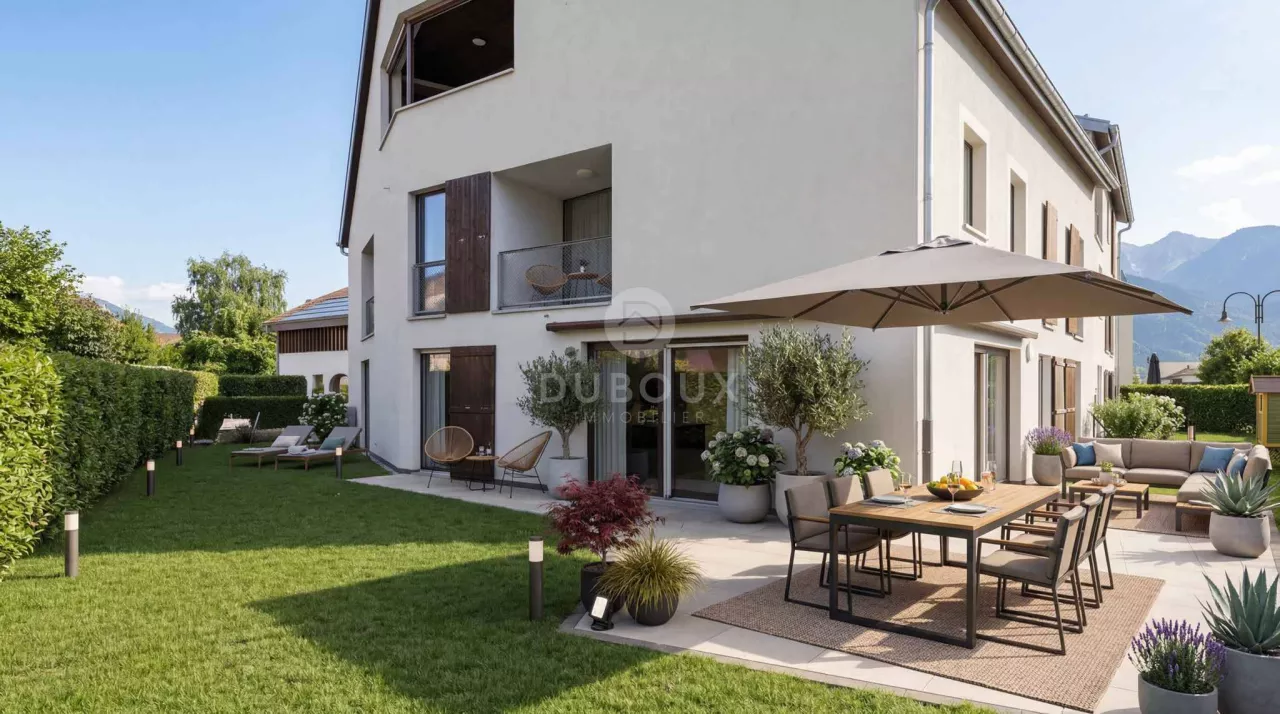 Superbe appartement de 4,5 pièces avec jardin privatif à Chessel