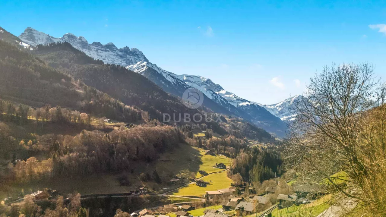 Vente Magnifique terrain à bâtir de 1'478 m2 avec vue panoramique – Troistorrents