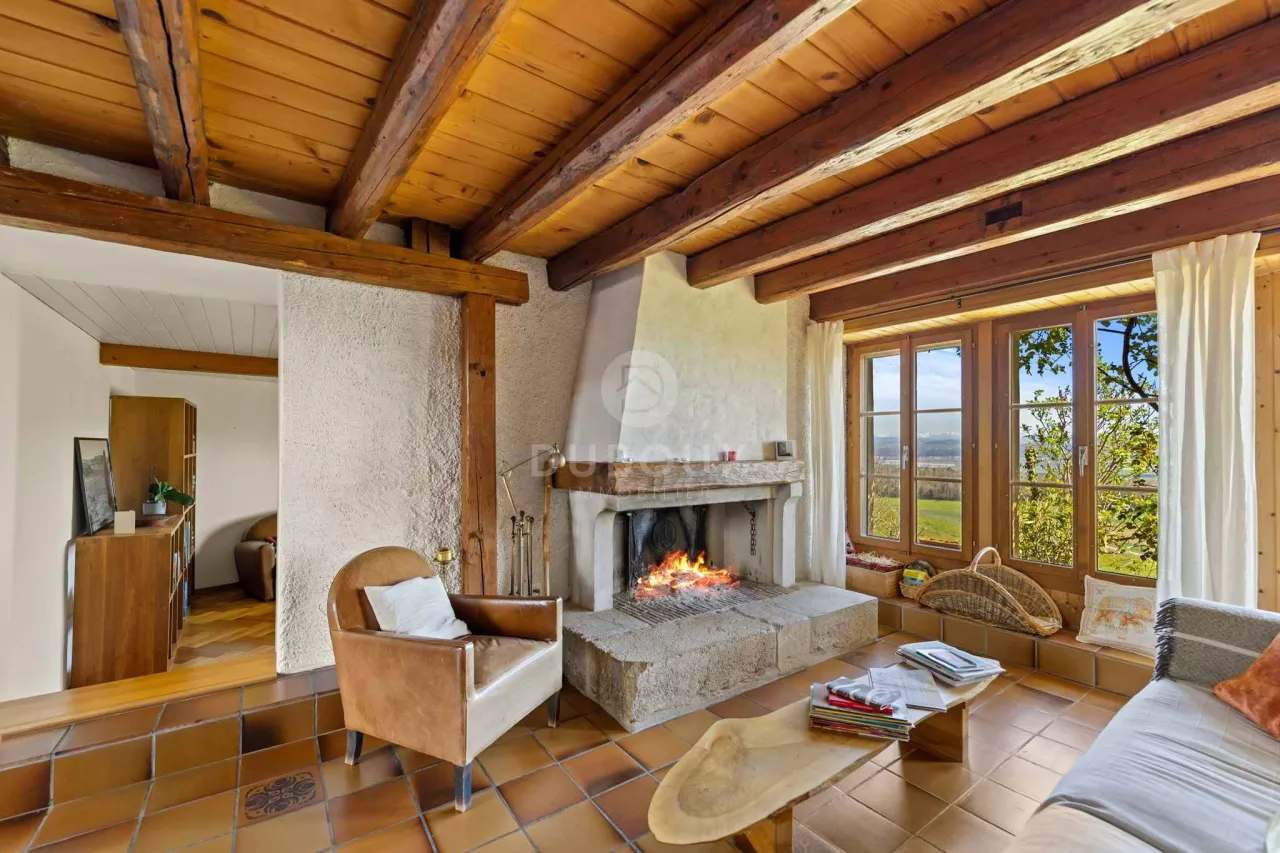 Vente MAGNIFIQUE FERME RÉNOVÉE AVEC VUE IMPRENABLE SUR LE PLATEAU VAUDOIS