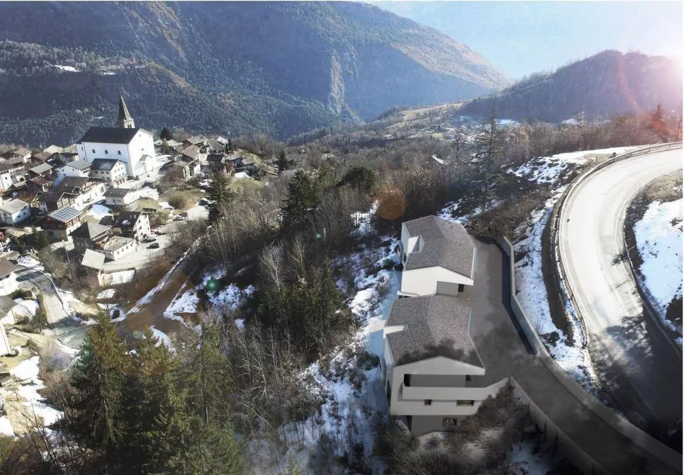 St-Romain (Ayent) - Villa contiguë 4.5 pièces à St-Romain (Ayent) Prix attractif !!