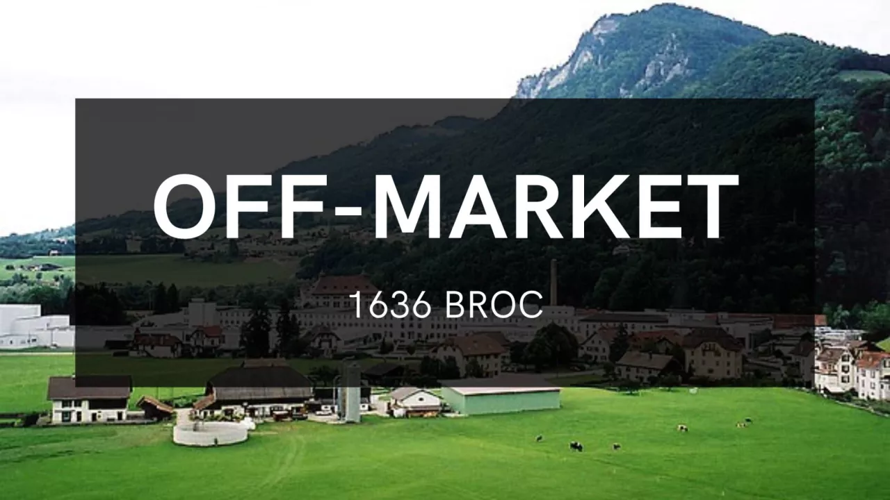 Broc - OFF MARKET - Chalet avec terrain