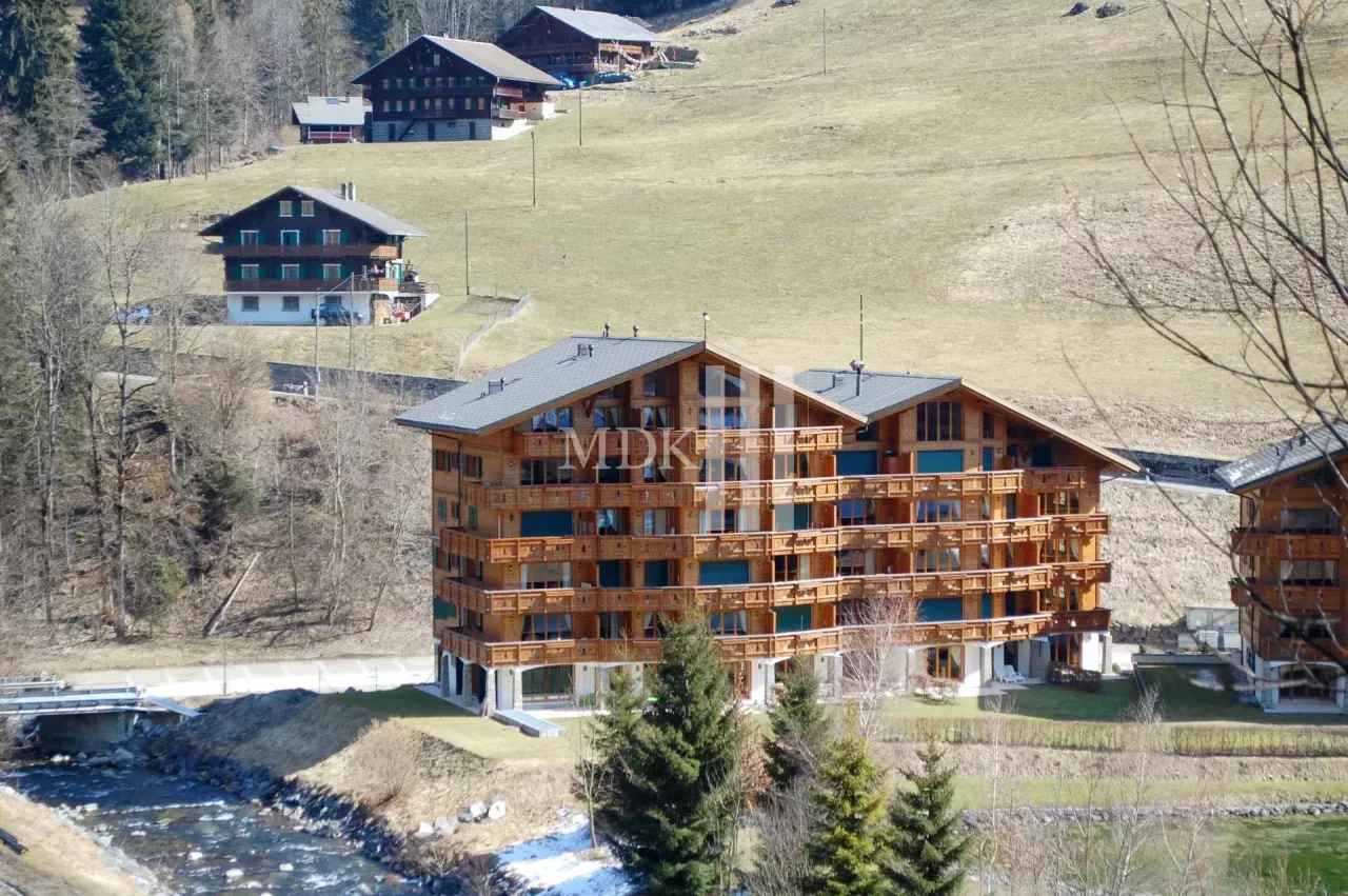 Charmant 3,5 pièces avec jardin à vendre à Val-d'Illiez !