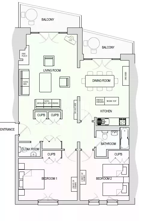 Confortable appartement de 3.5 pièces à vendre à Val d'Illiez