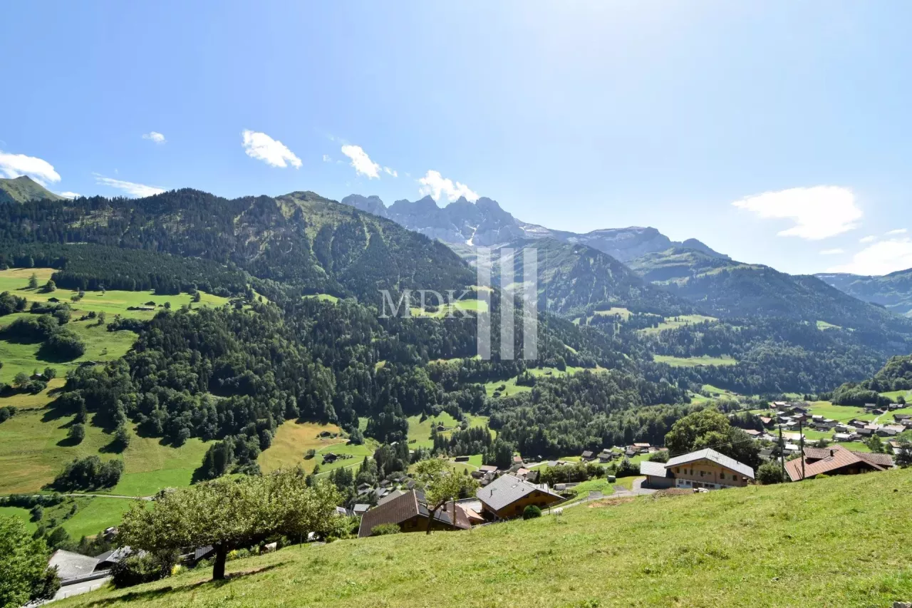 Superbe parcelle constructible avec vue sur les Dents-du-Midi