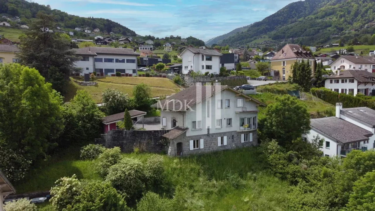 Multi-apartment house on the heights of Monthey