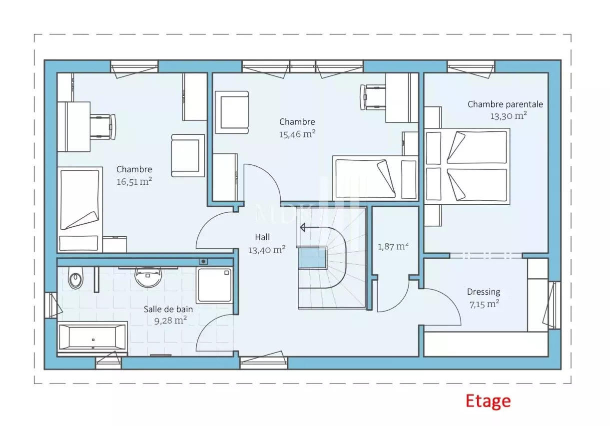 Belle villa de 5.5 pièces sur plan