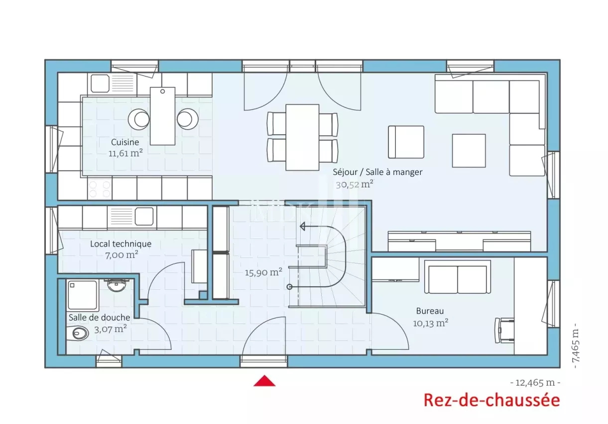 Belle villa de 5.5 pièces sur plan