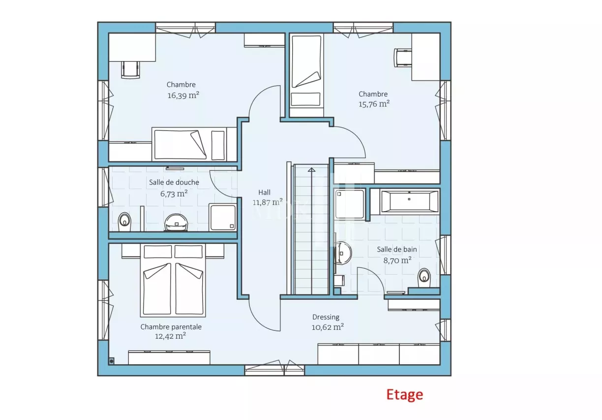 Beautiful 5.5 room villa on plan