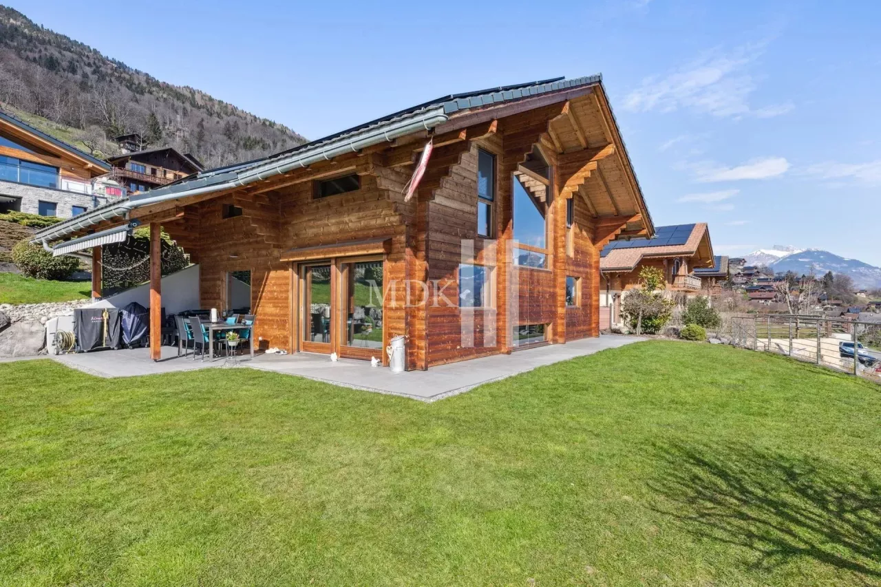 Chalet de haut standing avec magnifique vue dégagée