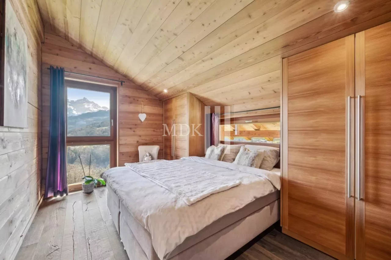 Chalet de haut standing avec magnifique vue dégagée