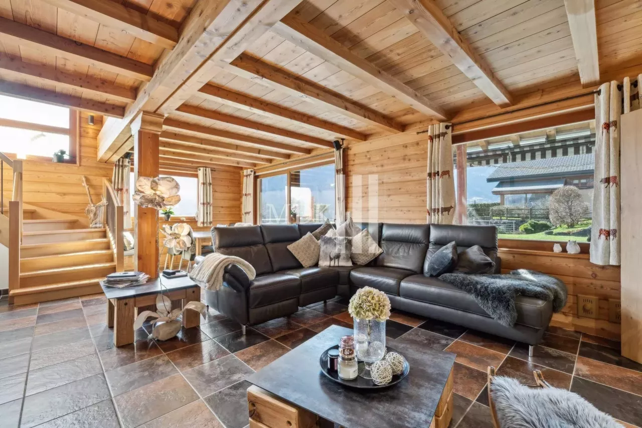 Chalet de haut standing avec magnifique vue dégagée