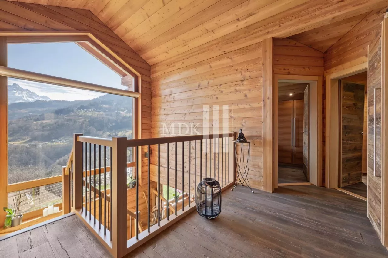Chalet de haut standing avec magnifique vue dégagée