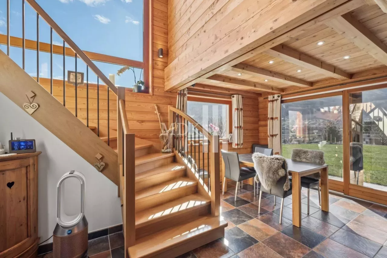 Chalet de haut standing avec magnifique vue dégagée