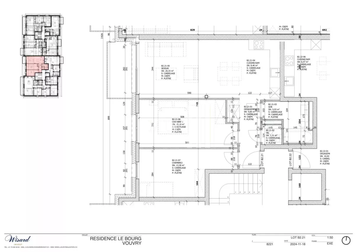 Appartement neuf de 3.5 pièces à louer à Vouvry
