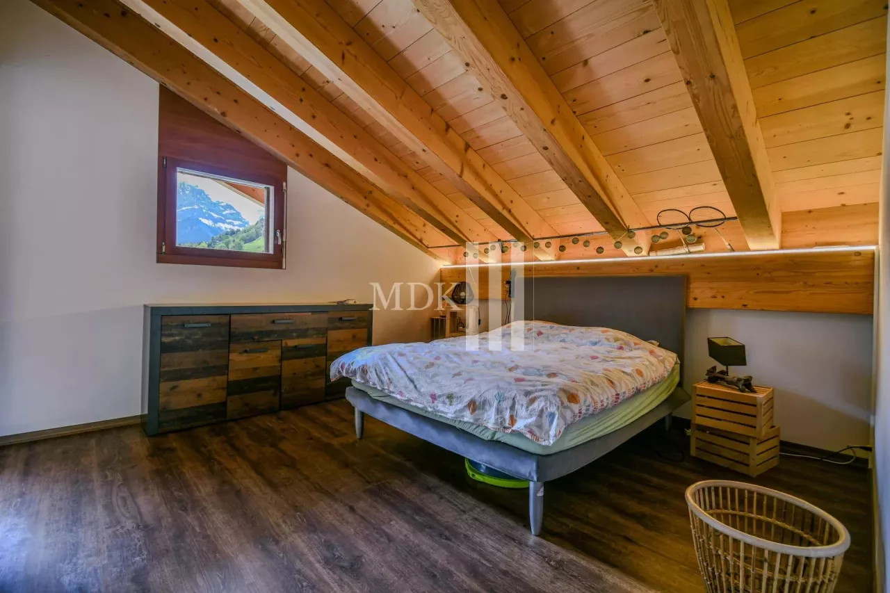 Magnifique duplex de standing avec vue sur les Dents du Midi