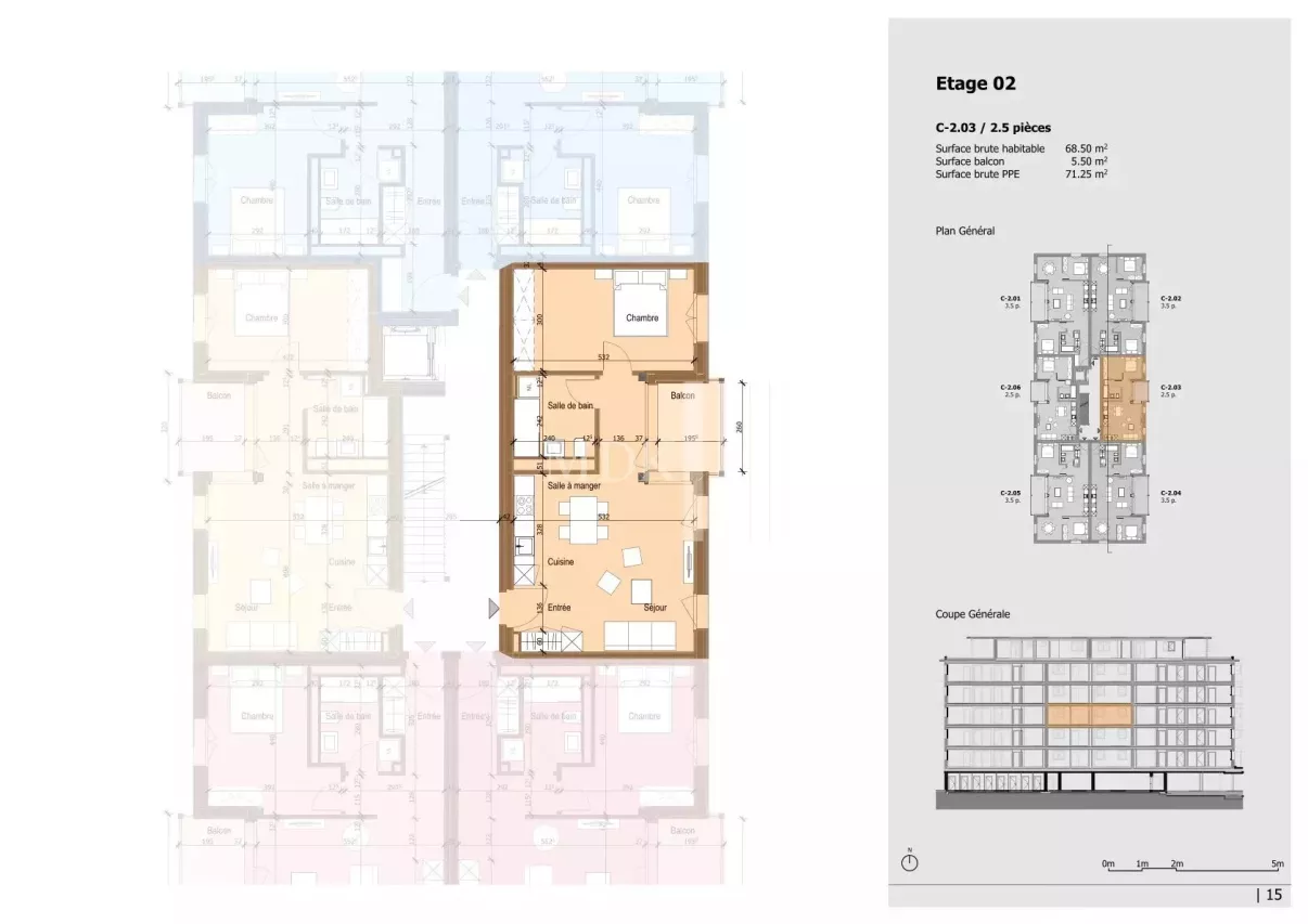 Appartement neuf de 2.5 pièces à louer à Collombey