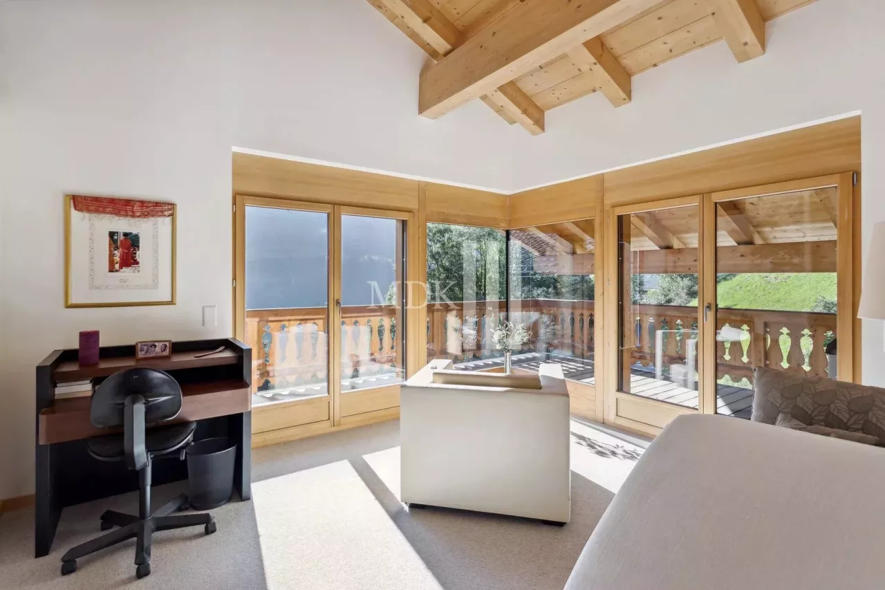 propriété d'exception de 13 pièces sur les hauts de Champéry