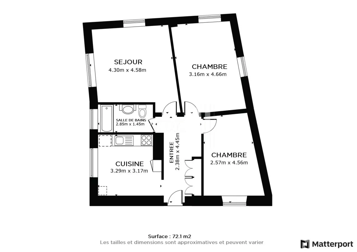 Idéal pour investisseur : immeuble de deux appartements