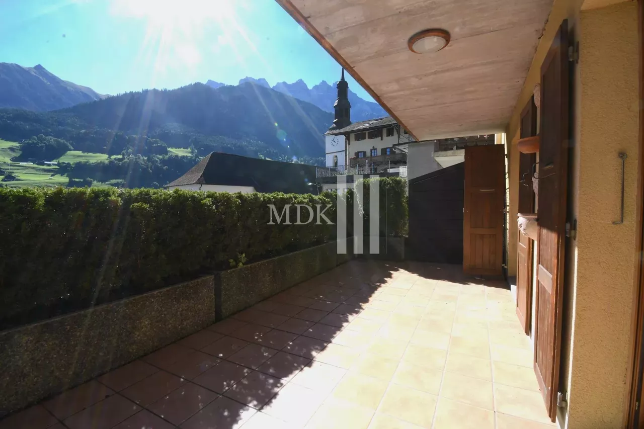 À louer un charmant appartement de 3.5 pièces à Val-d'Illiez