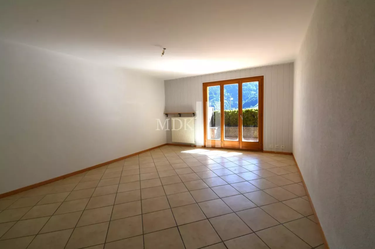 À louer un charmant appartement de 3.5 pièces à Val-d'Illiez
