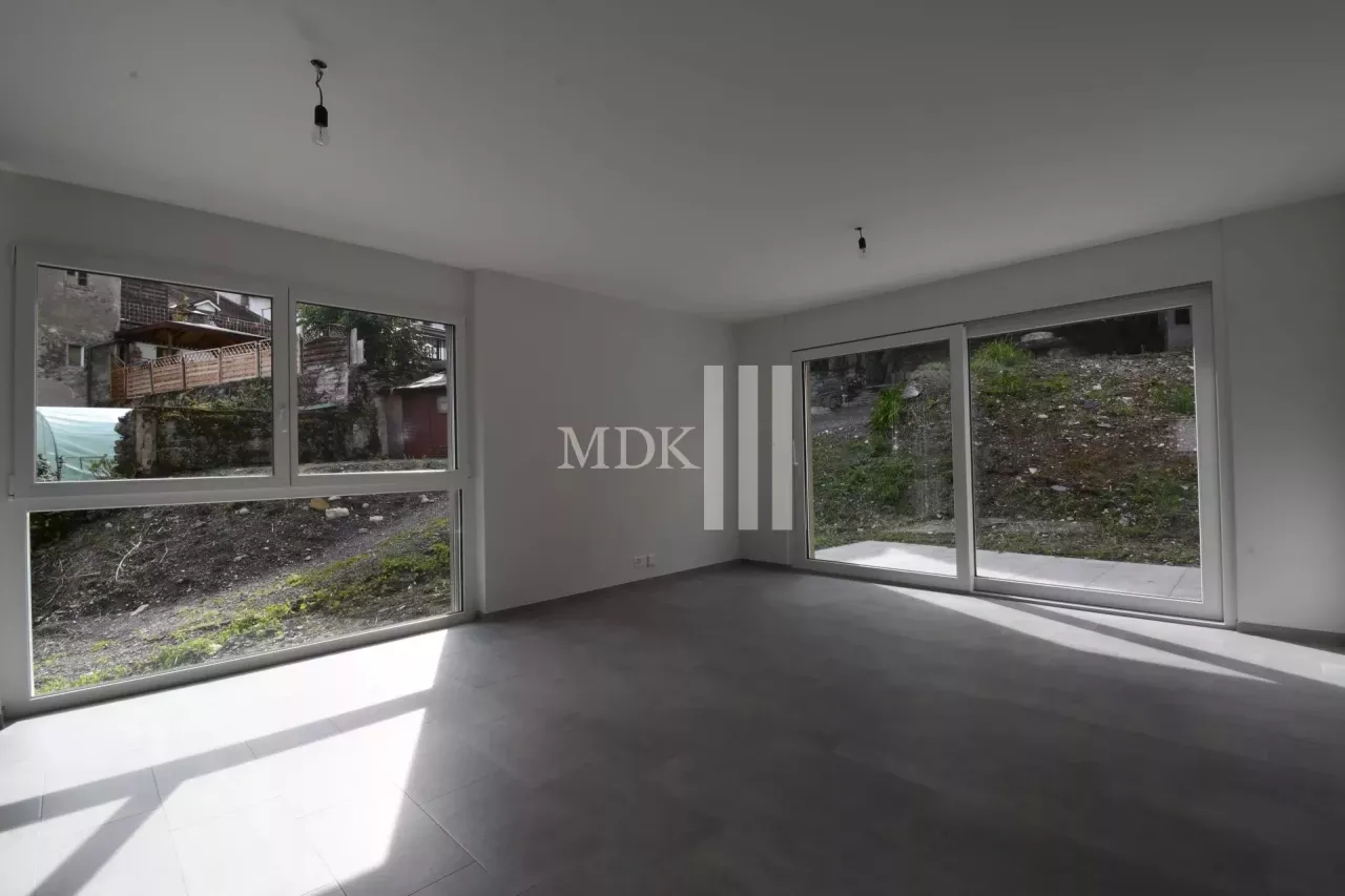 Maison mitoyenne neuve de 3.5 pièces à louer à Monthey