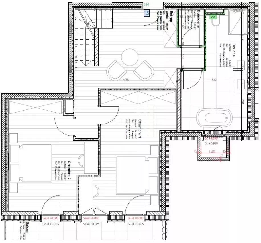 Magnifique duplex avec vue sur les Dents du Midi