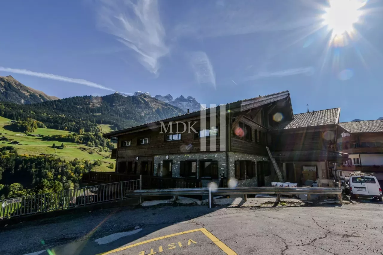 Magnifique duplex avec vue sur les Dents du Midi