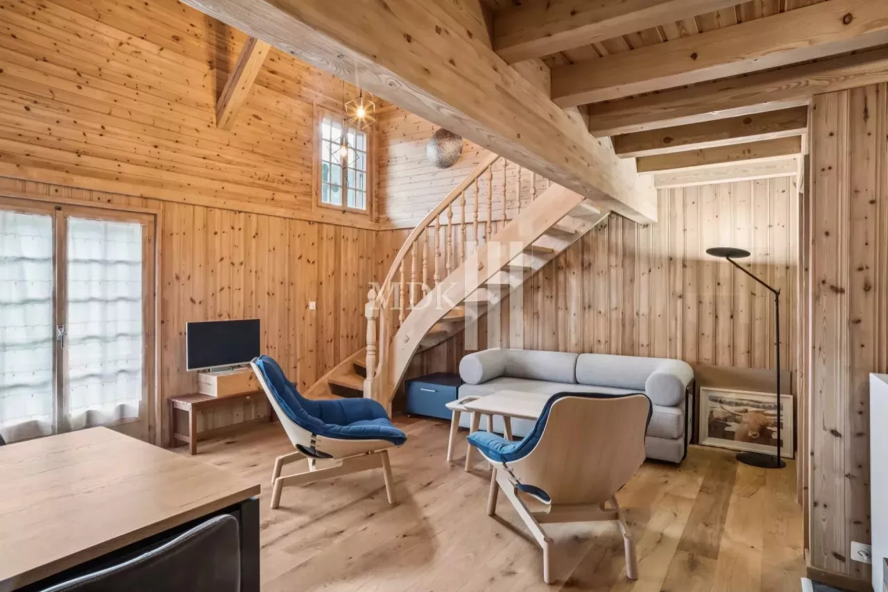 Magnifique petit loft en duplex à la montagne avec vue imprenable