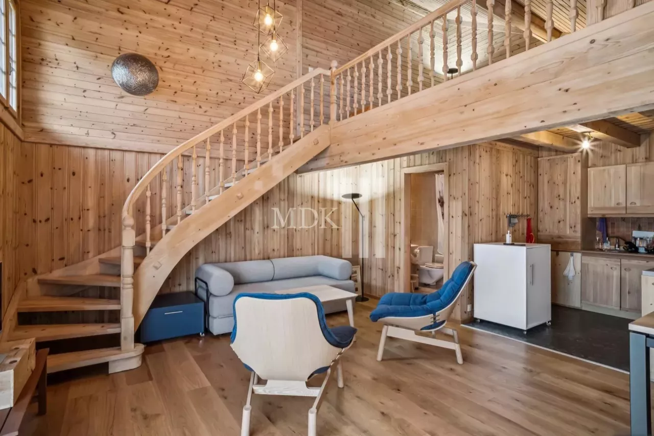 Magnifique petit loft en duplex à la montagne avec vue imprenable