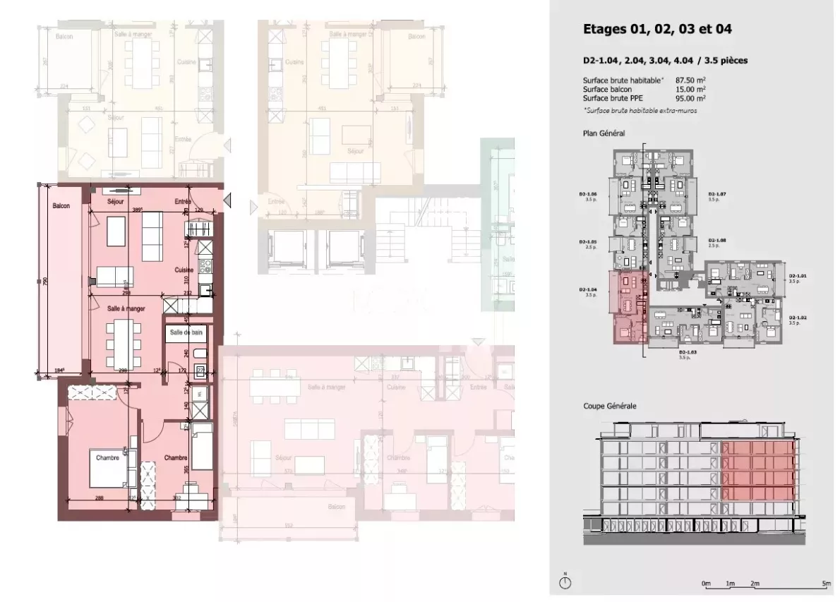 Magnifique appartement neuf de 3.5 pièces au 3ème étage