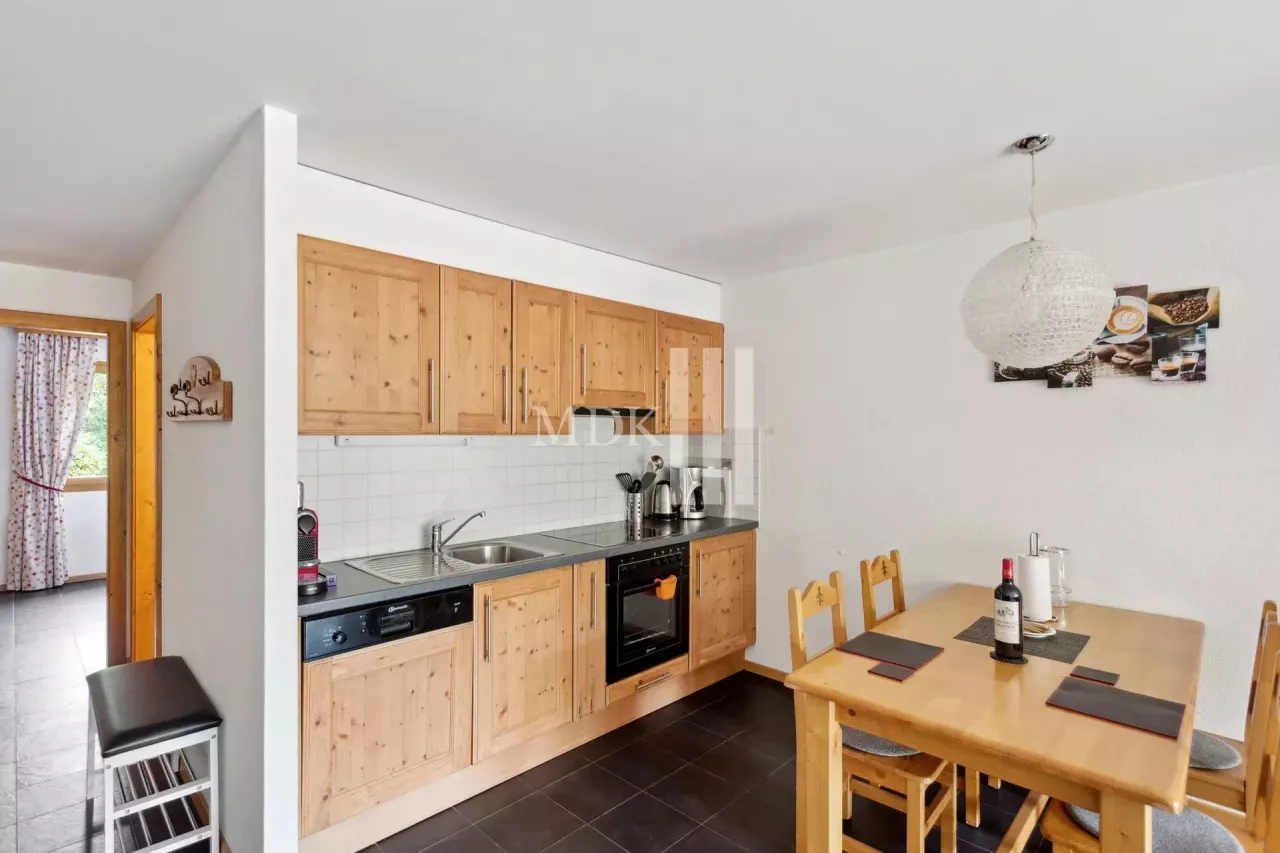 Charmant 3,5 pièces avec jardin à vendre à Val-d'Illiez !