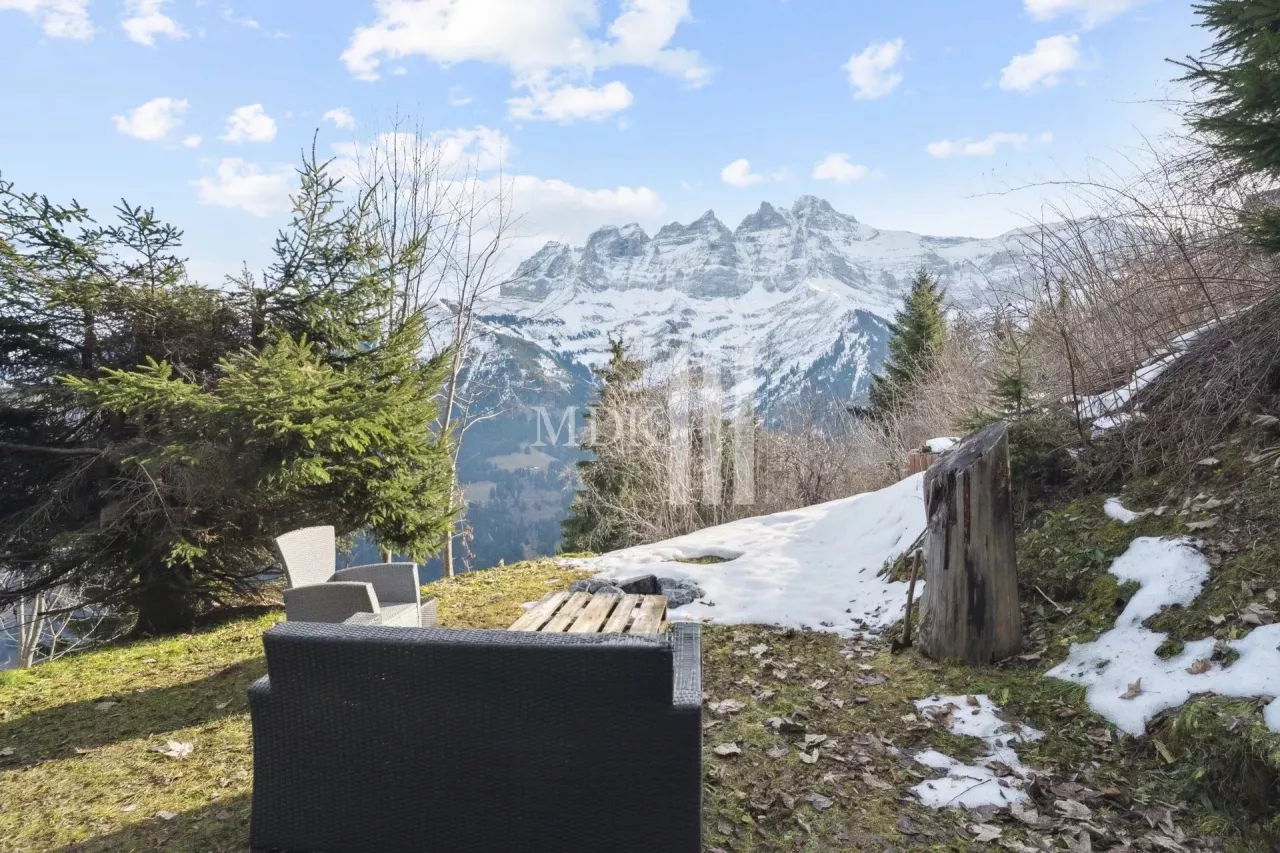 Chalet avec vue imprenable à Val-d'Illiez