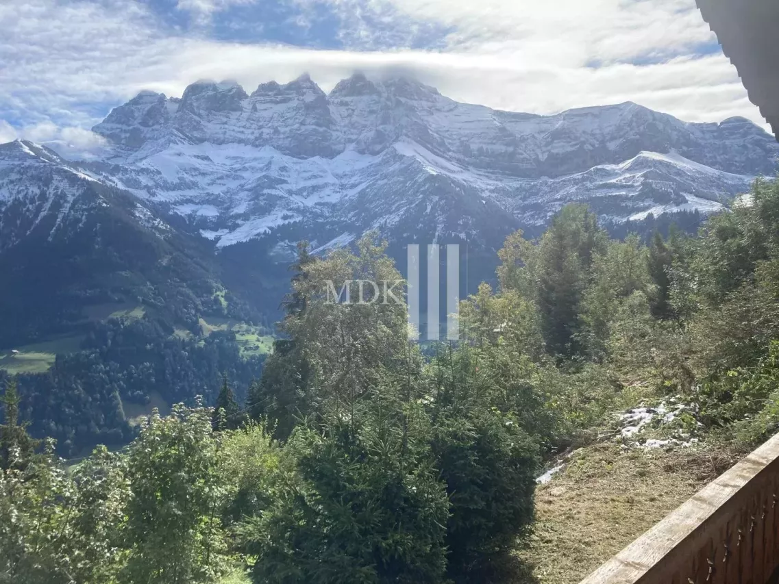 Chalet avec vue imprenable à Val-d'Illiez