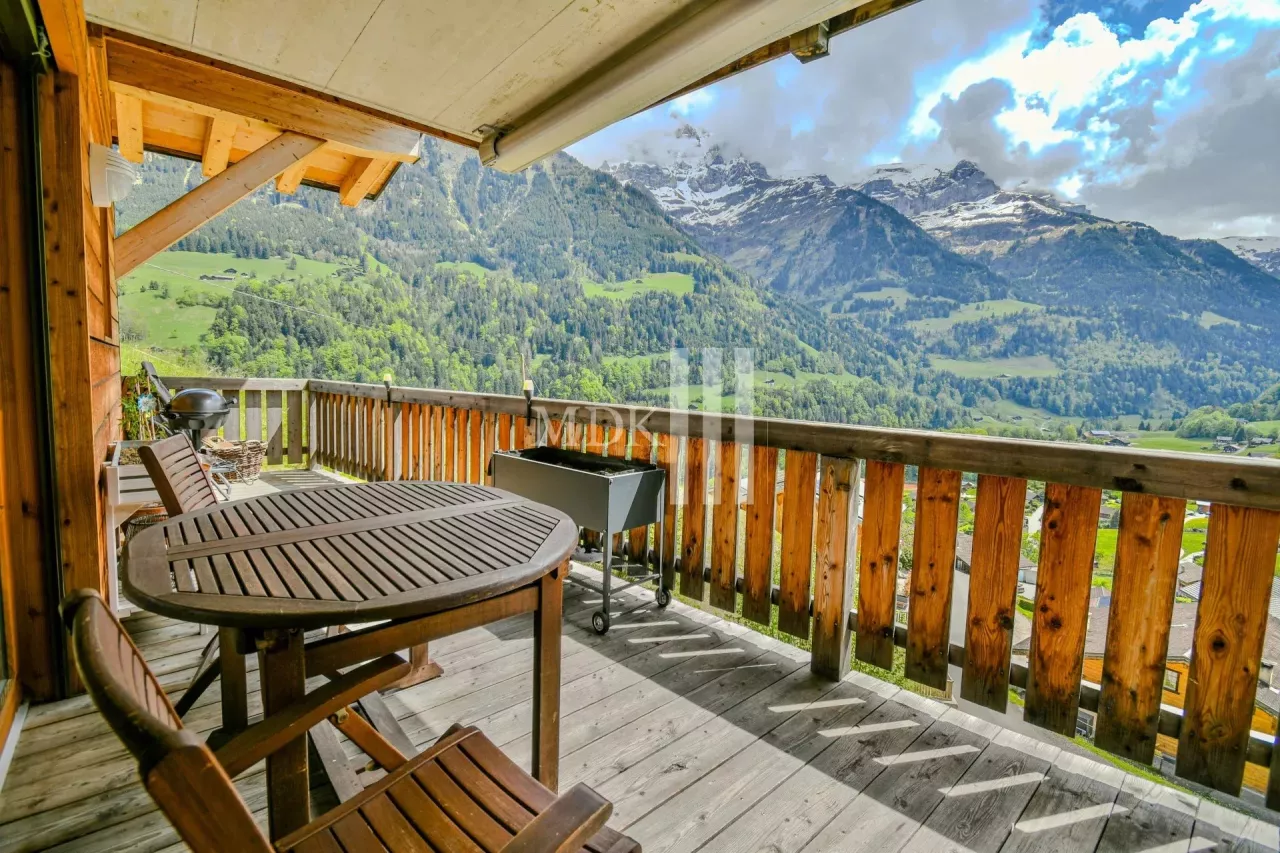 Magnifique duplex de standing avec vue sur les Dents du Midi